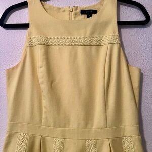 J. Crew Yellow Sleeveless Dress.